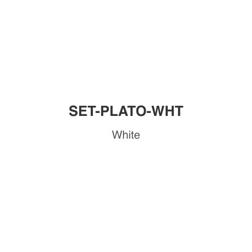 The Plato Set - White